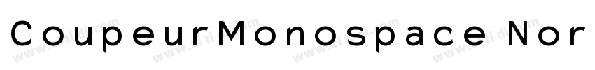 CoupeurMonospace Nor字体转换